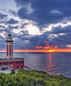 Punta Carena lighthouse Diamond By Numbers