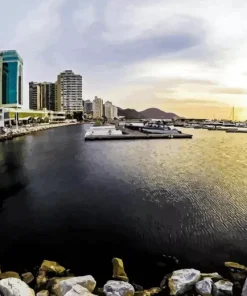 Santa Marta harbor Diamond By Numbers