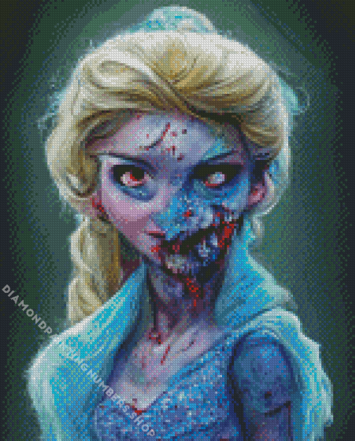 Scary disney princess Diamond Paints