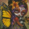 Sugar skull fairy Diamond By Numbers