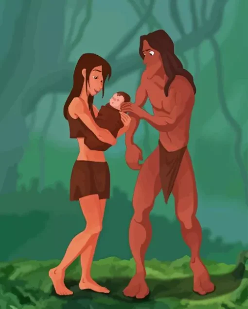 Tarzan and jane Diamond By Numbers