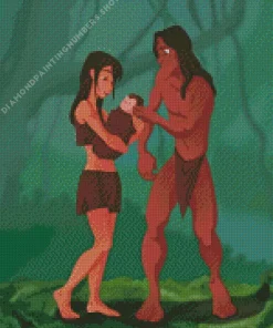 Tarzan and jane Diamond By Numbers