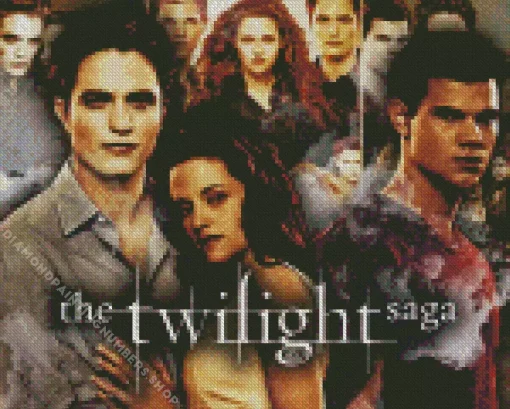 The Twilight Saga Movie Diamond By Numbers