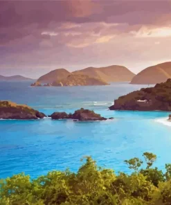 Us virgin islands Diamond By Numbers