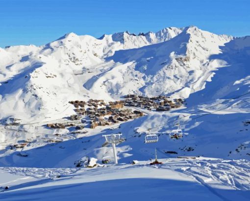 Val thorens Diamond Paints