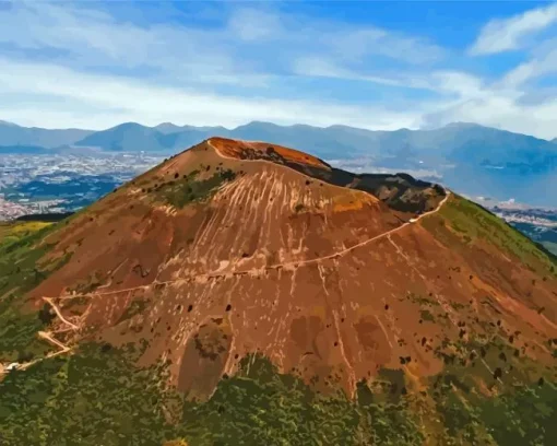 Vesuvius Diamond By Numbers