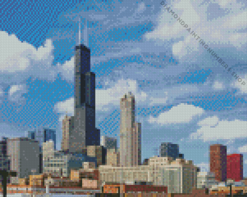 Willis Tower Diamond Paints