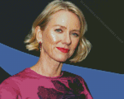 actress Naomi watts Diamond By Numbers