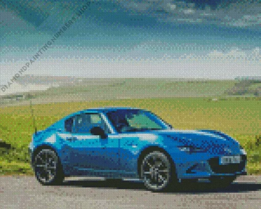 blue mx5 Diamond By Numbers