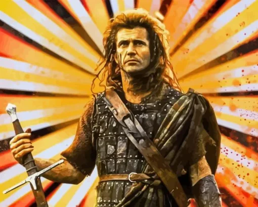 braveheart mel gibson Diamond By Numbers