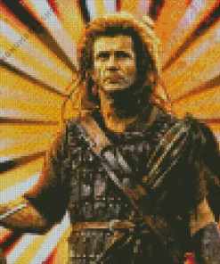 braveheart mel gibson Diamond By Numbers