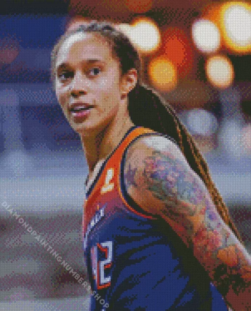 brittney griner Diamond By Numbers