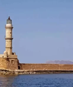 chania lighthouse Diamond By Numbers