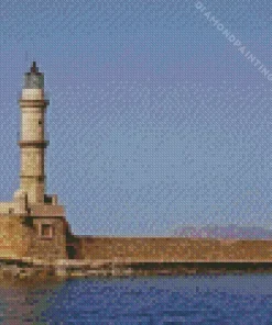 chania lighthouse Diamond By Numbers