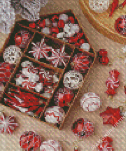 christmas ornaments Diamond By Numbers