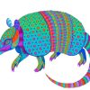 colorful armadillo Diamond Paints