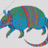 colorful armadillo Diamond Paints