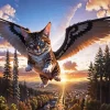 flying cat Diamond By Numbers