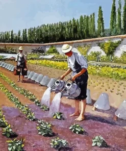 gustave caillebotte the gardeners Diamond By Numbers