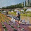 gustave caillebotte the gardeners Diamond By Numbers