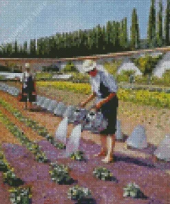 gustave caillebotte the gardeners Diamond By Numbers