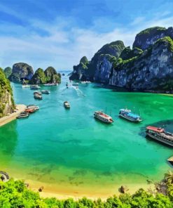 halong bay Diamond Paints