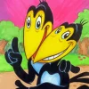 heckle and jeckle Diamond By Numbers