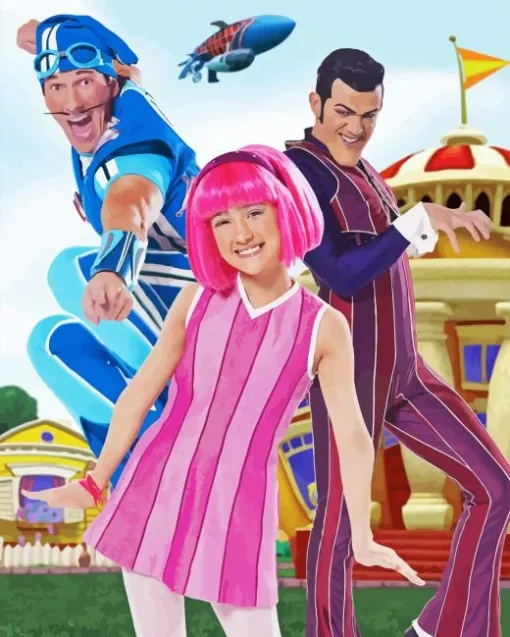 lazytown Diamond By Numbers