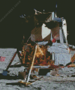 lunar module Diamond Paints