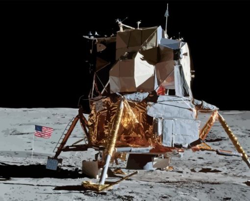 lunar module Diamond Paints