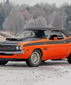 orange 1974 challenger Diamond By Numbers