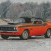 orange 1974 challenger Diamond By Numbers