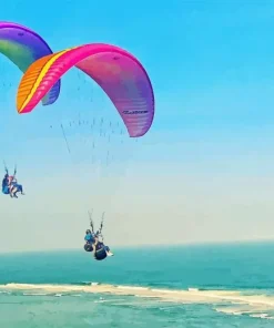 paragliding Diamond By Numbers