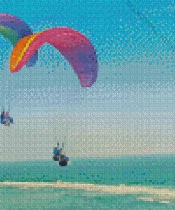 paragliding Diamond By Numbers