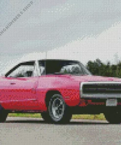 pink Charger rt 1970 Diamond By Numbers