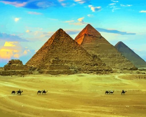 pyramid of khafre Diamond Paints