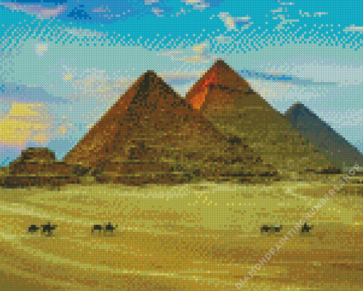 pyramid of khafre Diamond Paints