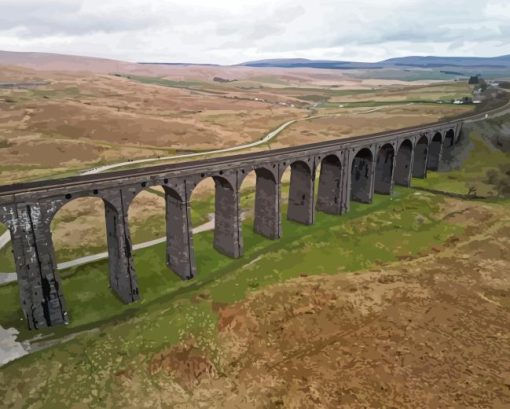 ribblehead viaduct Diamond With Numbers