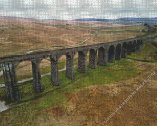 ribblehead viaduct Diamond With Numbers