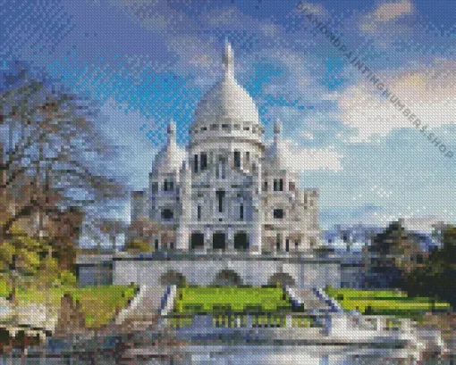 sacre coeur Diamond By Numbers