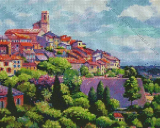 st paul de vence Diamond By Numbers