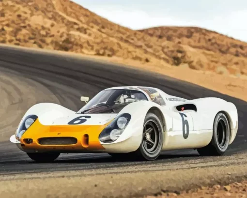 vintage race car Diamond By Numbers