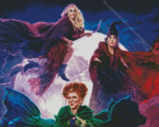 Hocus pocus 2 Diamond By Numbers