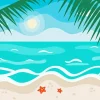 Tropical Sea Illustration Diamond By Numbers