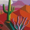 desert illustration Diamond By Numbers