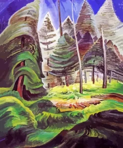 Emily carr a rushing sea of undergrowth Diamond Paintings