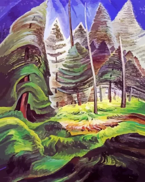 Emily carr a rushing sea of undergrowth Diamond Paintings