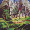 Emily carr a rushing sea of undergrowth Diamond Paintings