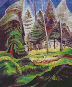 Emily carr a rushing sea of undergrowth Diamond Paintings