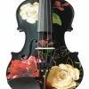 Floral black violin Diamond Paintings